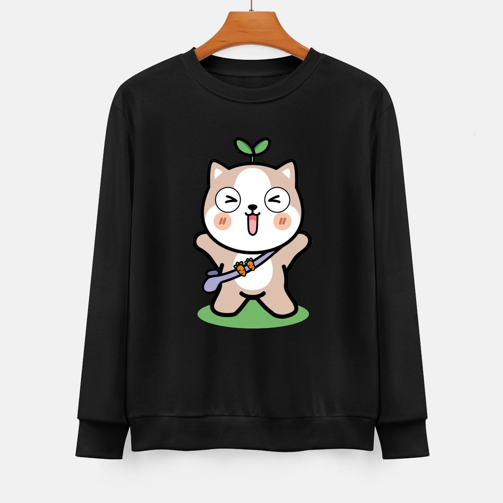 Front Patterned Long Sleeve TopStreetStyle Edition